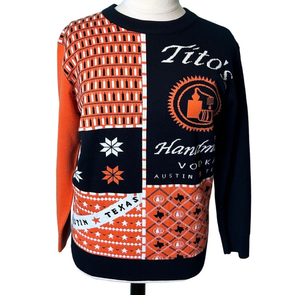 Titos Vodka Ugly Christmas Sweater Austin Texas